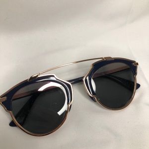 DIOR SOREAL! SUNGLASSES - PINK, GOLD, BLUE